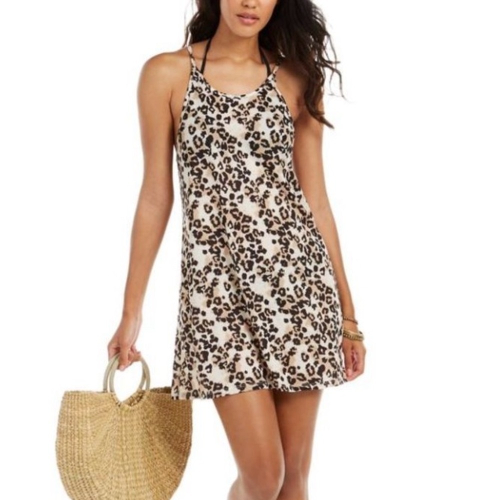 Miken Juniors' Animal Print Cover-Up Dress